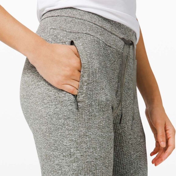 Lululemon Athletica Engineered Warmth Joggers | Size 4 | Gray & Sage - Picture 4 of 13